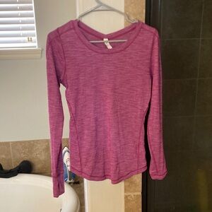 lululemon athletica Purple Long Sleeve Top